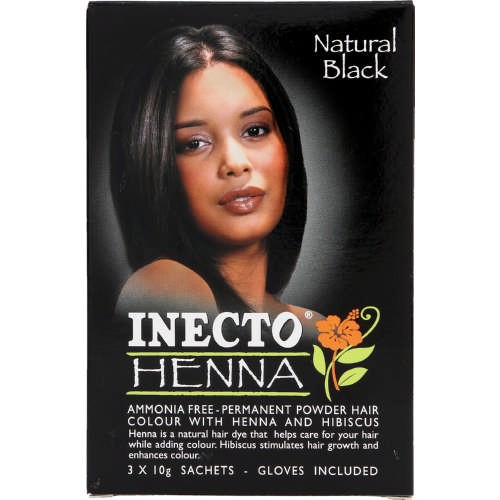 10G INECTO HENNA NATURAL BLACK 3'S