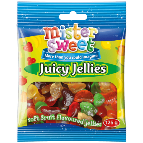 125G MISTER SWEET JUICY JELLIES FRUIT