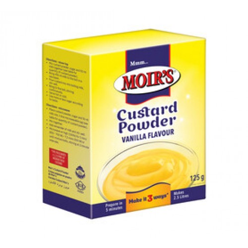 MOIR'S CUSTARD 6X125G VANILLA POWDE