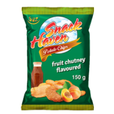 125G SNACK HAVEN FRUIT CHUTNEY P/CHIPS