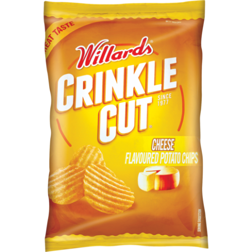 120G WILLARDS C/C CHEESE POTATO CHIP