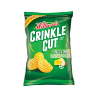 120G WILLARDS C/C CHEESE&ONION POT/C