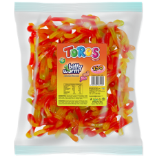 TOROS BAG 150'S BITTY WORM FRUIT GU