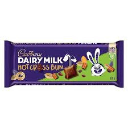 150G CADBURY HOT CROSS BUN SLAB