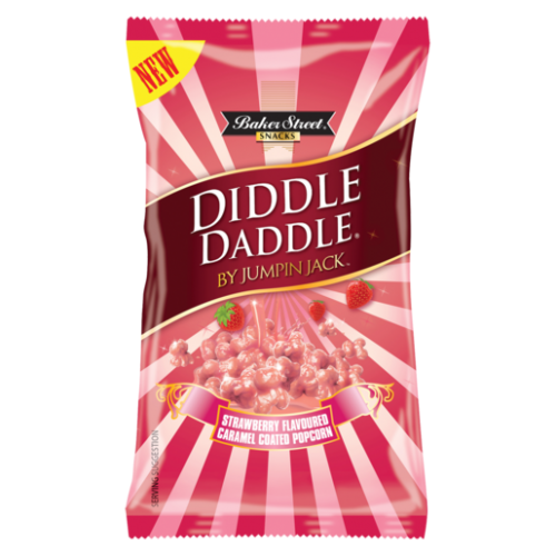 150G DIDDLE DADDLE STRAWBERRY C/C POPCOR