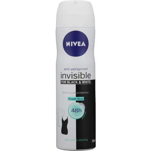 150ML NIVEA WOMEN APS BLK&WHT FRESH