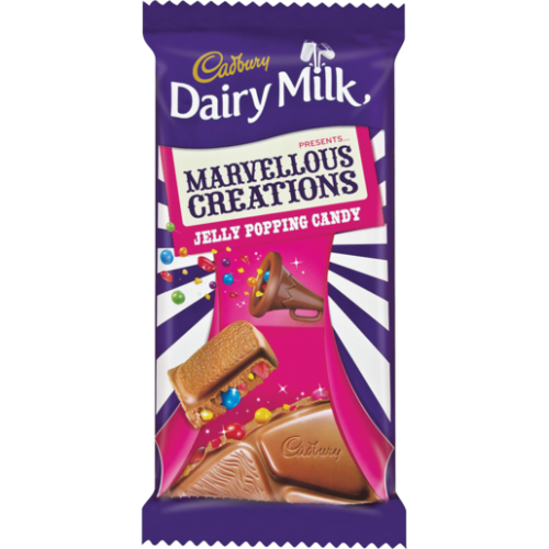 160G CADBURY M/C JELLY POPPING CANDY