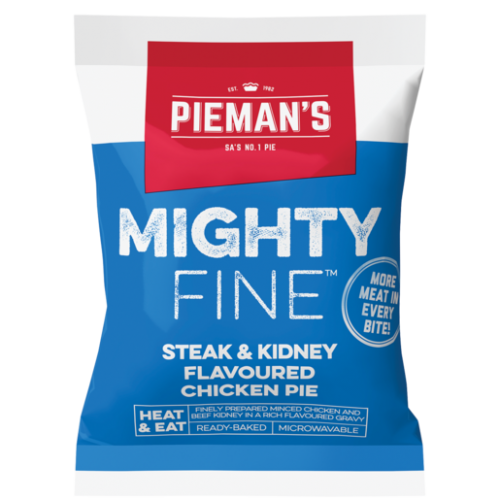 160G MIGHTY FINE H&E FR/PIE STEAK&am