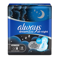 ALWAYS PADS 16'S DREAMZ BLACK/BLUE
