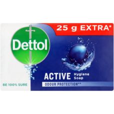 175G DETTOL ACTIVE HYGIENE SOAP ODOUR PR