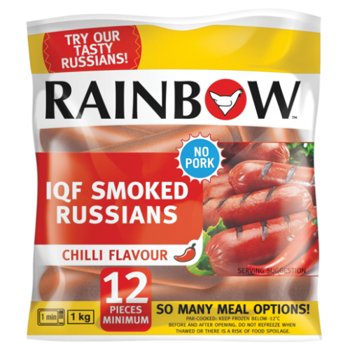 1KG RAINBOW IQF SMOKED RUSSIANS CHILLI