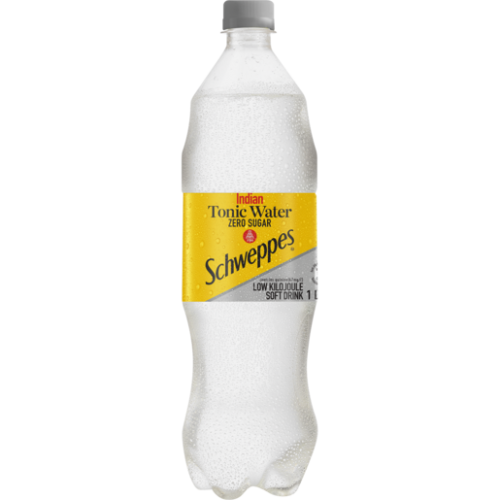 1L PET SCHWEPPES TONIC WATER NO SUGAR