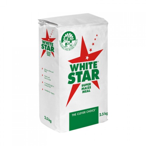 2.5KG WHITE STAR SUPER MAIZE MEAL