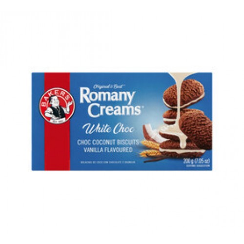 200G BAKERS ROMANY CREAMS VANILLA CHOC