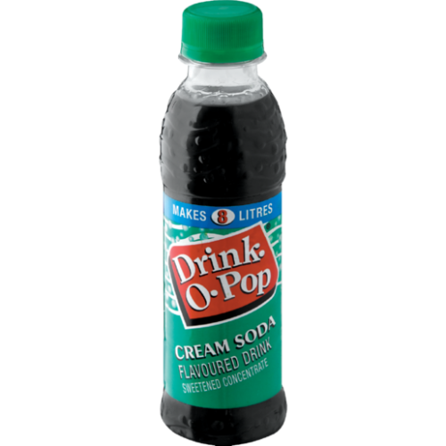 200ML DRINK-O-POP CREAM SODA CONCENTRATE
