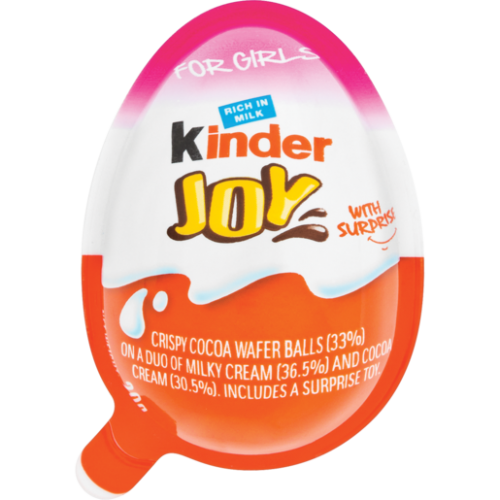 20G KINDER JOY WITH SURPRISE FOR GIRLS
