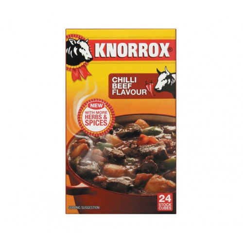 20G KNORROX STOCK CUBES CHILLI BEEF