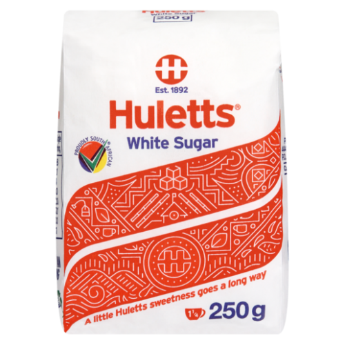 250G HULLETS PURE WHITE SUGAR