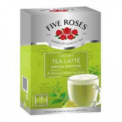 FIVE ROSES 10X24G GREEN MATCHA TEA LATTE