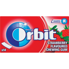 27G ORBIT STRAWBERRY SUGARFREE GUM