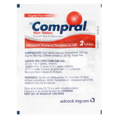 2'S COMPRAL PAIN TABLETS