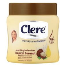 300ML CLERE BODY CREME TROPICAL COCONUT
