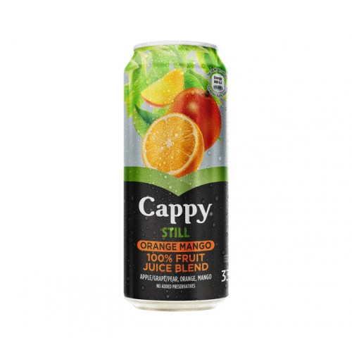 330ML CAN CAPPY ORANGE MANGO 100% J/BLND