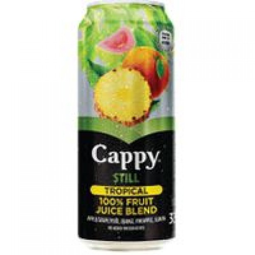 330ML CAN CAPPY TROPICAL 100% FR/J/BLEND