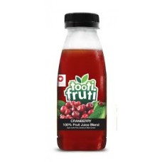 350ML TOOTI FRUTI 100% CRANBERRY