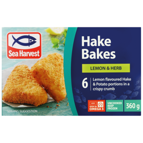 360G SEA HARVEST HAKE BAKES LEMON&HE