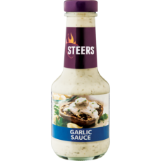 375ML STEERS GL/B GARLIC SAUCE