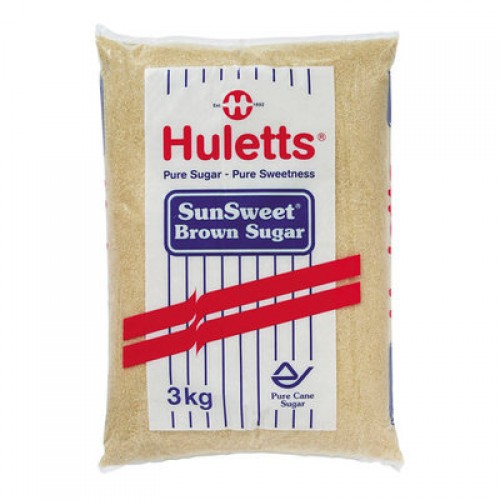 3KG HULLETS SUNSWEET BROWN SUGAR