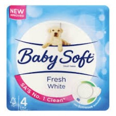 4'S BABY SOFT 2PLY FRESH WHITE 350S
