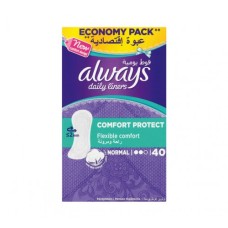 40'S ALWAYS LINER NORMAL UNSCENTED 