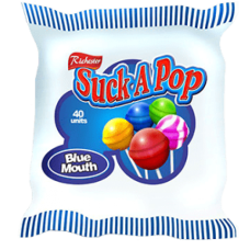 RICHESTER SUCK A POP BLUE MOUTH 40'