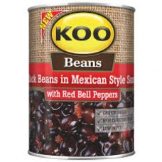 410G KOO BLACK BEANS IN MEXICAN SAUCE