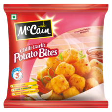 420G MCCAIN POTATO BITES CHILLI GARLIC