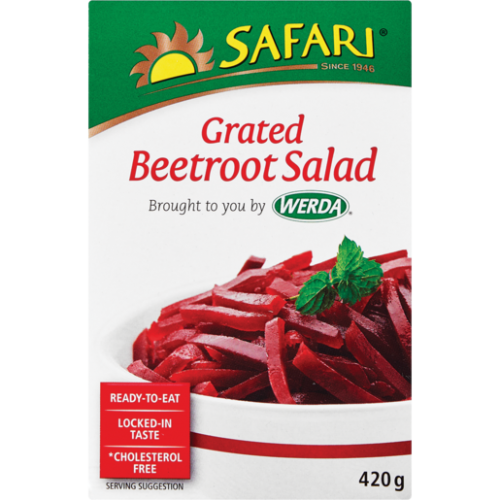420G SAFARI WERDA GRATED BEETROOT SALAD