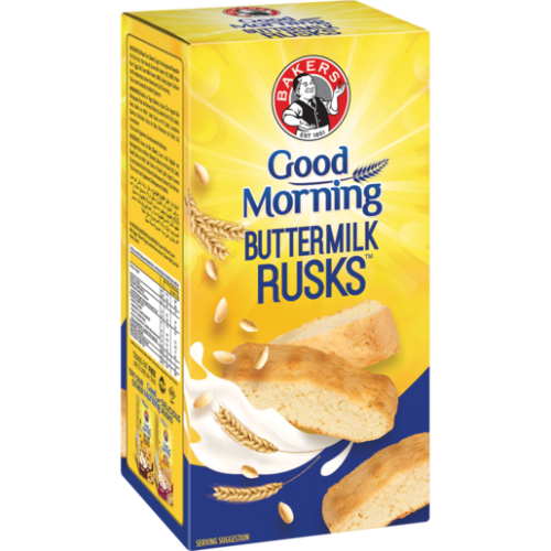 450G BAKERS G/MORNING BUTTERMILK RUSKS