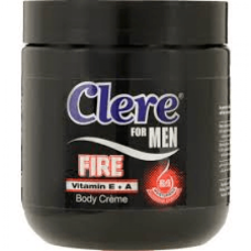 450ML CLERE 4MEN FIRE BODY CREME VIT E+A