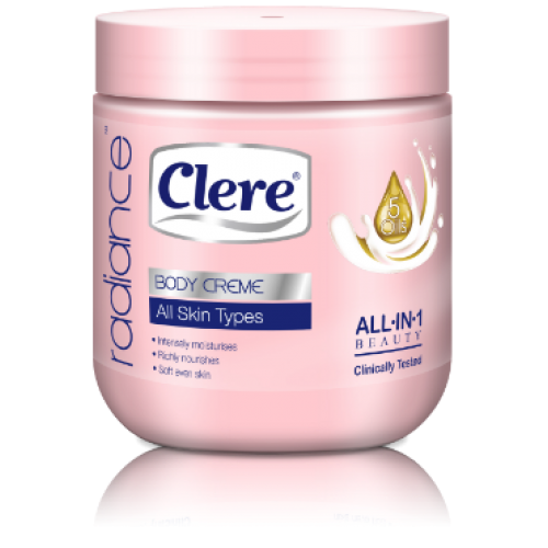 450ML CLERE BODY CREME RADIANCE 5 OILS