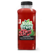 450ML TOOTI FRUTI 100% CRANBERRY