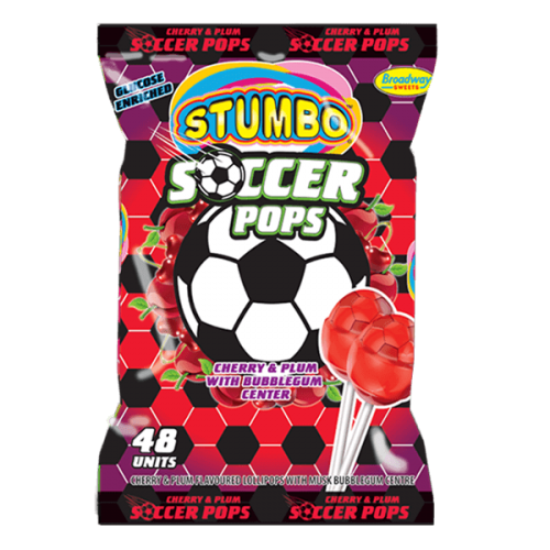 STUMBO SOCCER POPS CHERRY & PLUM 48&
