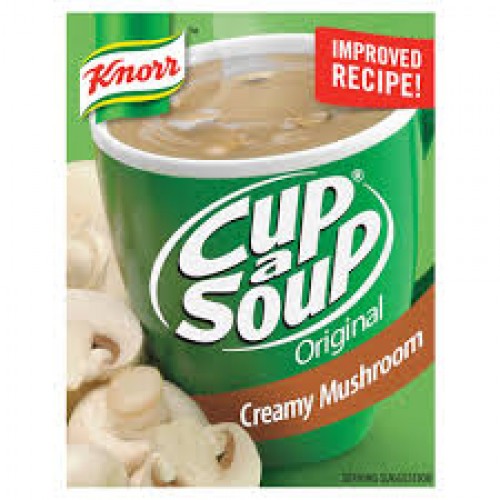 KNORR CUP a SOUP 4X20G CREAMY MUSHROOM