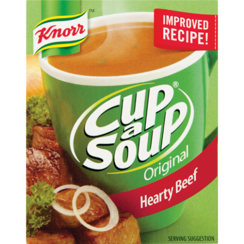 KNORR CUP a SOUP 4X20G HEARTY BEEF