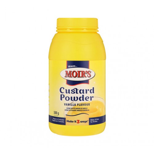 500G MOIRS CUSTARD POWDER TUB