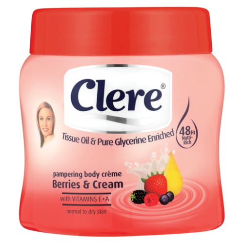 500ML CLERE BODY CREME BERRIES & CRE