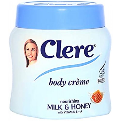 500ML CLERE BODY CREME MILK & HONEY