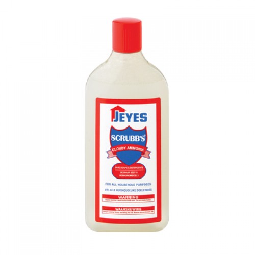 500ML JEYES SCRUBB'S CLOUDY AMMONIA