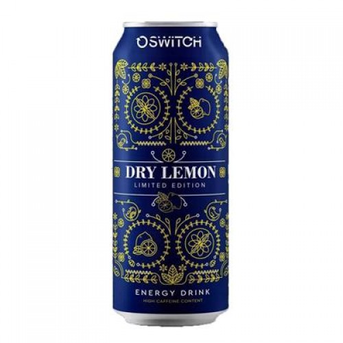 500ML SWITCH DRY LEMON ENERGY DRINK